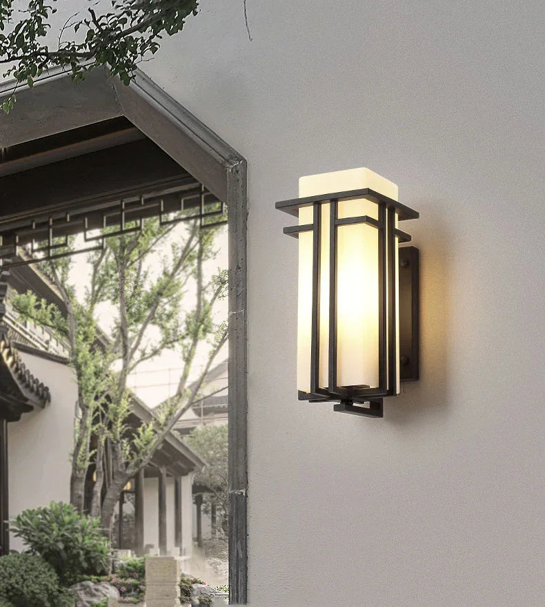 Yvette Outdoor Waterproof Wall Lamp Modern Up Down Light