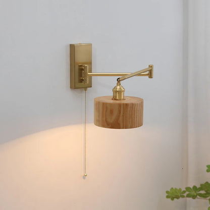 Madeleine Rotating Wall Lamp Pull Chain Switch