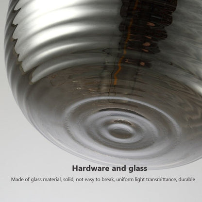 Camille Minimalist Threaded Glass Pendant