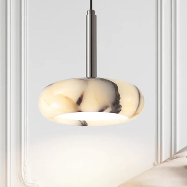 Élise Eclipse Mini Marble Disc Pendant Lamp