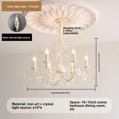 Amélie Crystal Flower Romantic European Chandelier
