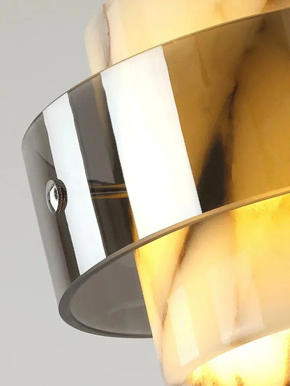 Selene Marble Halo Pendant Lamp