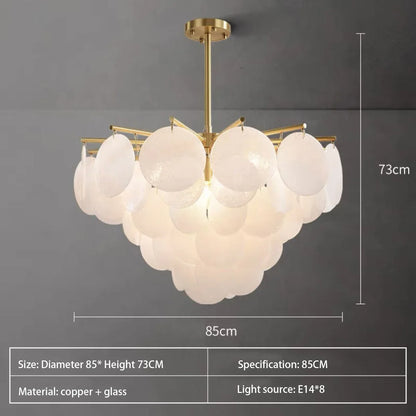 Camille Timeless Frosted Glass Pendant