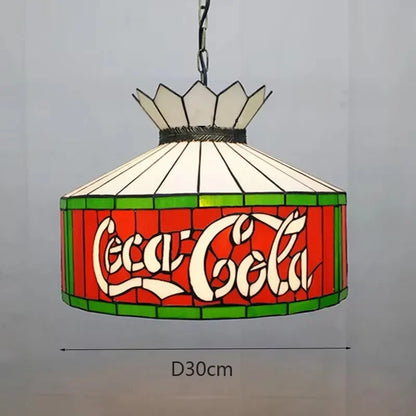 Colette Tiffany Colorful Glass Pendant Lamp Mediterranean