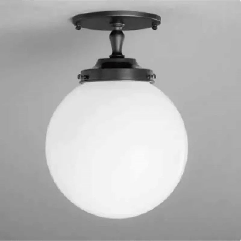 Elise Minimalist Glass Globe Ceiling Light