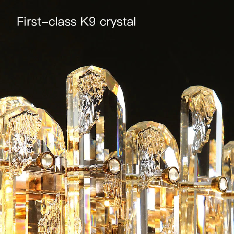 Genevieve Modern Crystal Glass Chandelier