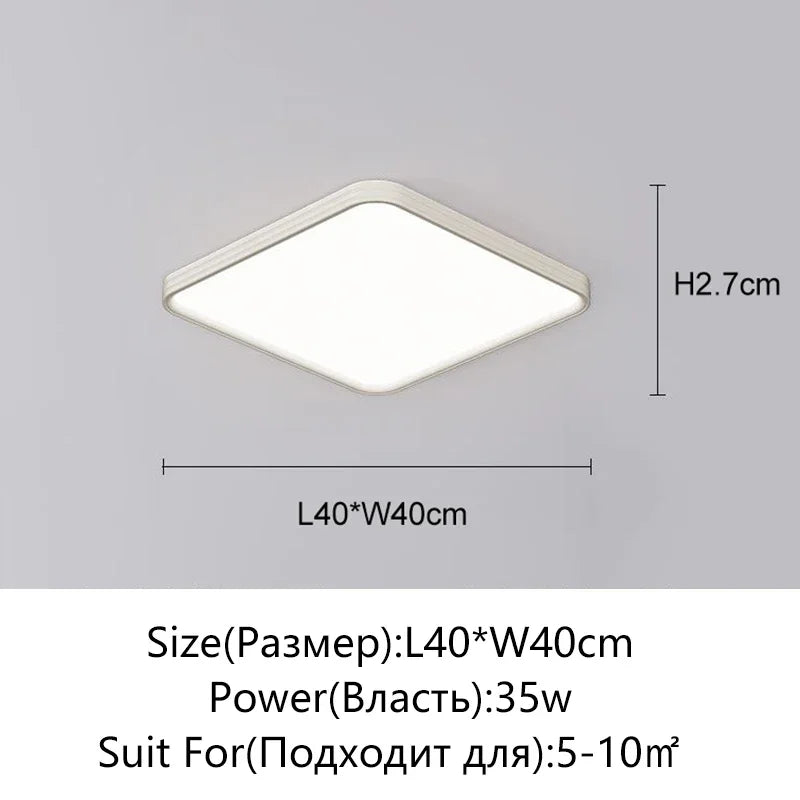 Juliette Ultrathin LED Remote Dimming Ceiling Light Modern