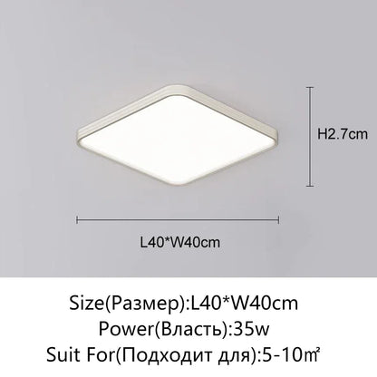 Juliette Ultrathin LED Remote Dimming Ceiling Light Modern