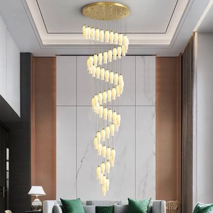 Amélie Minimalist Ceramic Staircase Pendant Light