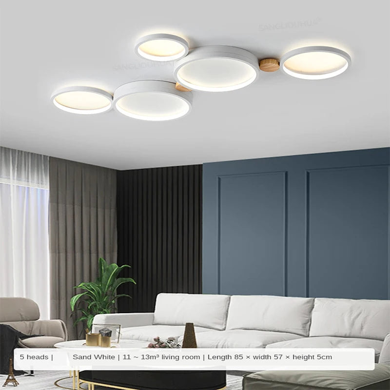 Modern LED Ceiling Light – Minimalist Flush Mount for Living Room, Bedroom & Dining Area