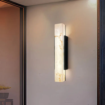 Amélie Modern IP65 Outdoor Marble LED Wall Light Stainless Porch Lamp