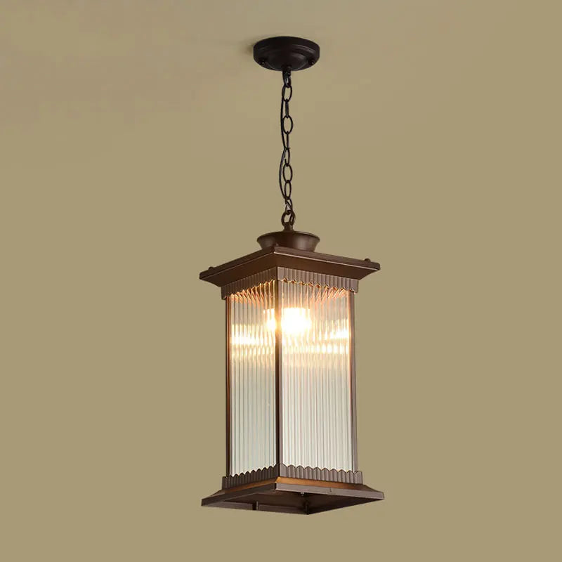 Claire Outdoor Retro Pendant Chandelier Courtyard Light