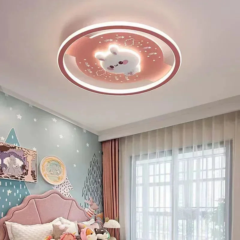 Amélie Astronaut Rocket LED Ceiling Light Kids Room Dimmable