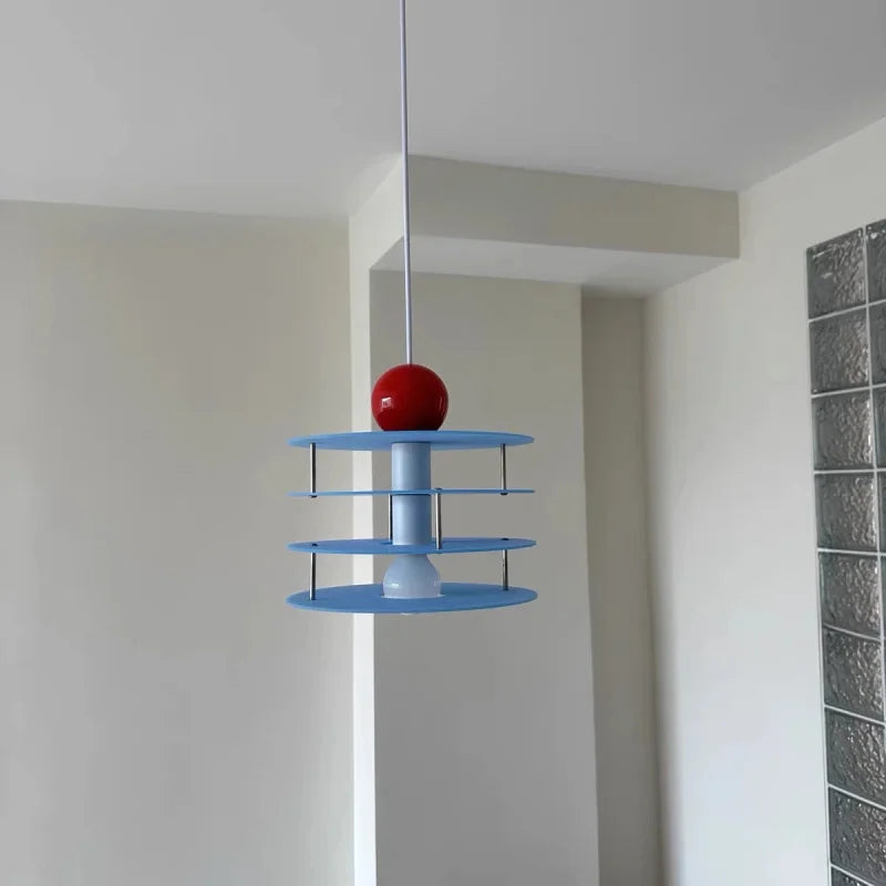 Léa Geometric Acrylic Disc Pendant