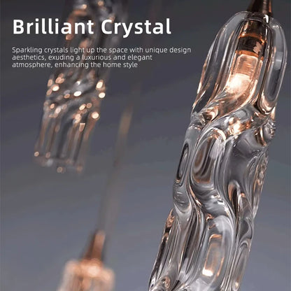 Élise Crystal Staircase Pendant Chandelier Light
