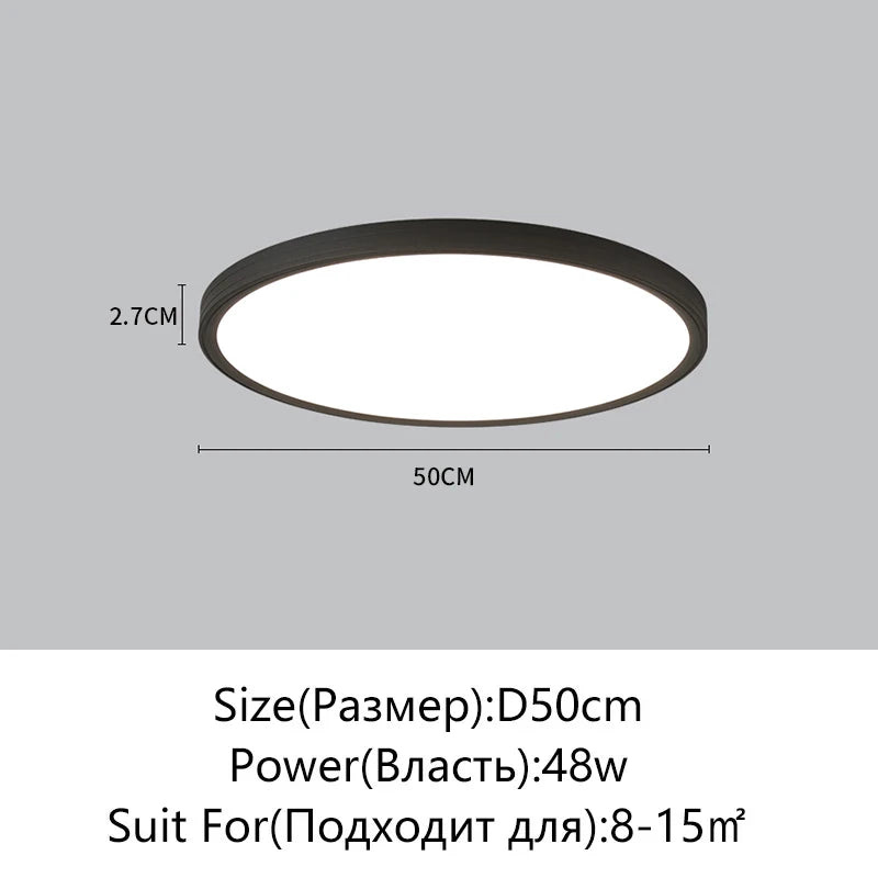 Juliette Ultrathin LED Remote Dimming Ceiling Light Modern