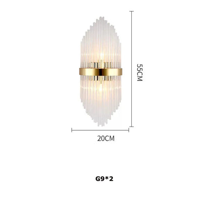 Élise Nordic Glass Pendant Light G9 Modern Iron Ceiling Lamp