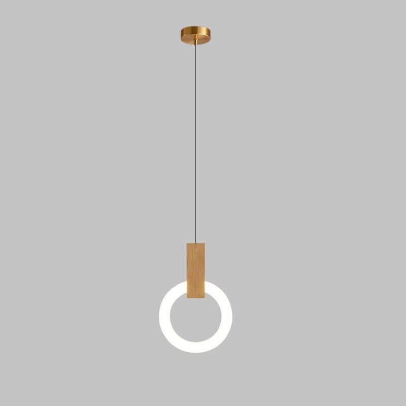 Isabelle Circular Halo Pendant
