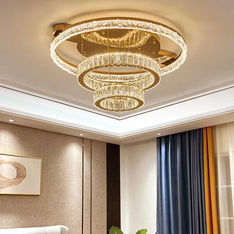 Modern LED Ceiling Light – Minimalist Acrylic Flush Mount for Bedroom & Living Room | Smart Dimmable Options