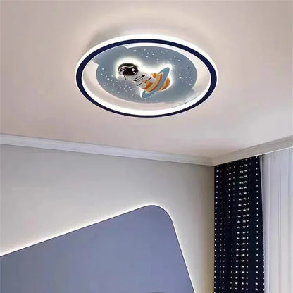 Amélie Astronaut Rocket LED Ceiling Light Kids Room Dimmable