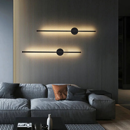 Élise Modern Gold & Black Rechargeable LED Wall Lamp