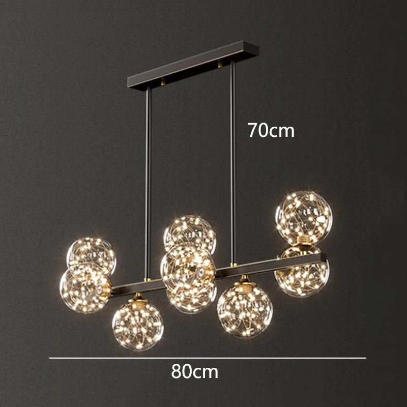Aurélie Modern LED Pendant Chandelier for Living & Dining Rooms