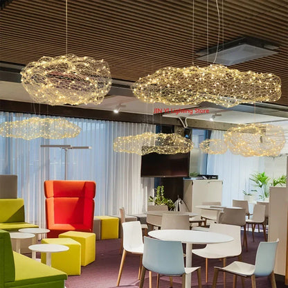 Sophie Cloud Mesh Pendant Chandelier