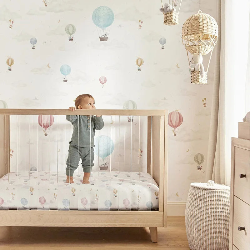 ÉLise Rattan Hot Air Balloon Hanging Kids Decor