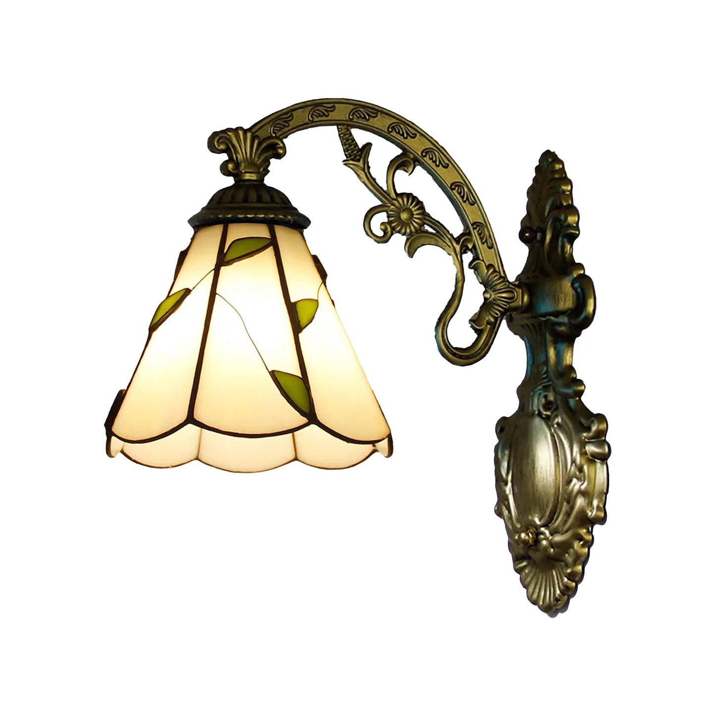 Margaux European Retro Stained Glass Wall Lamp
