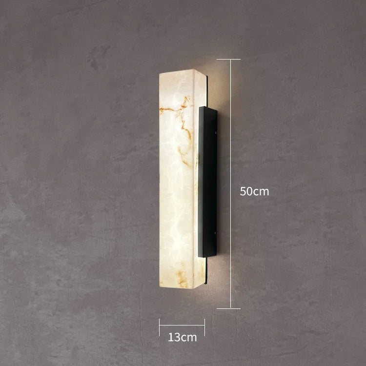 Amélie Modern IP65 Outdoor Marble LED Wall Light Stainless Porch Lamp