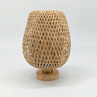 Élise Rural Bamboo Lantern Pendant Light E27 Ceiling Wicker Lamp