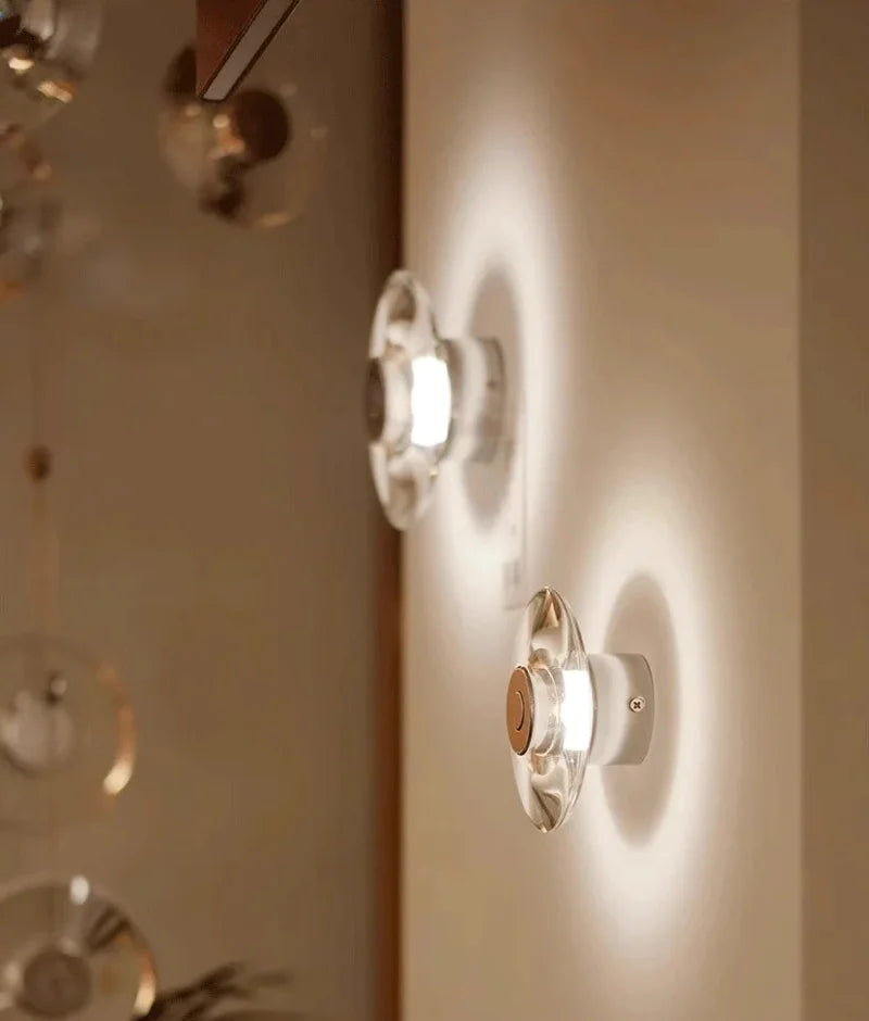 Élodie Lustre Glow Crystal LED Wall Sconce