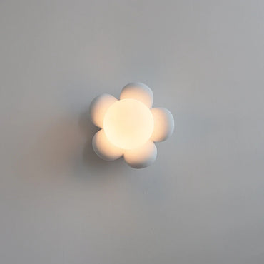 Camélia Flower Glass Wall Lamp Nordic Kids Room