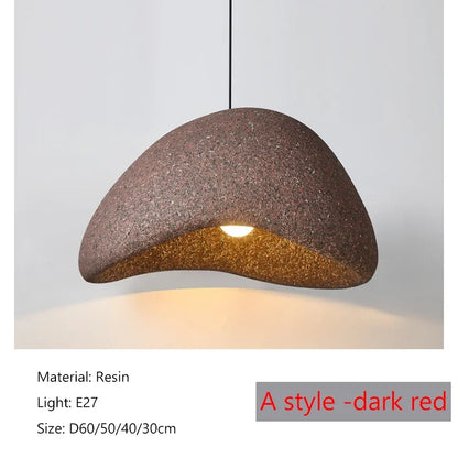 Sophie Wabi Sabi Resin Pendant Light Minimalist Ceiling Lamp