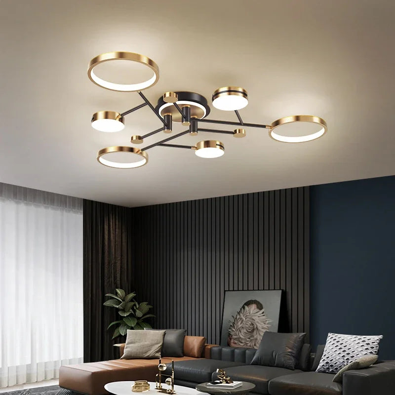 Valérie Modern Ring LED Pendant Chandelier Light