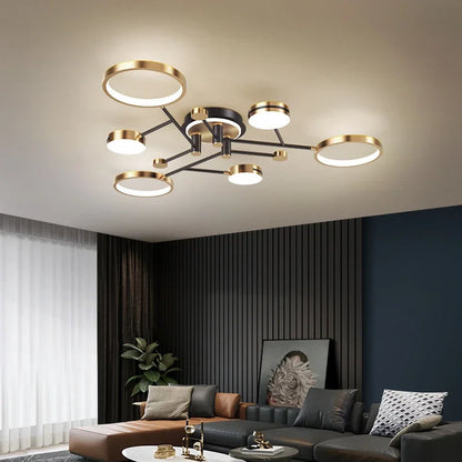 Valérie Modern Ring LED Pendant Chandelier Light