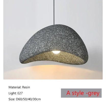 Sophie Wabi Sabi Resin Pendant Light Minimalist Ceiling Lamp