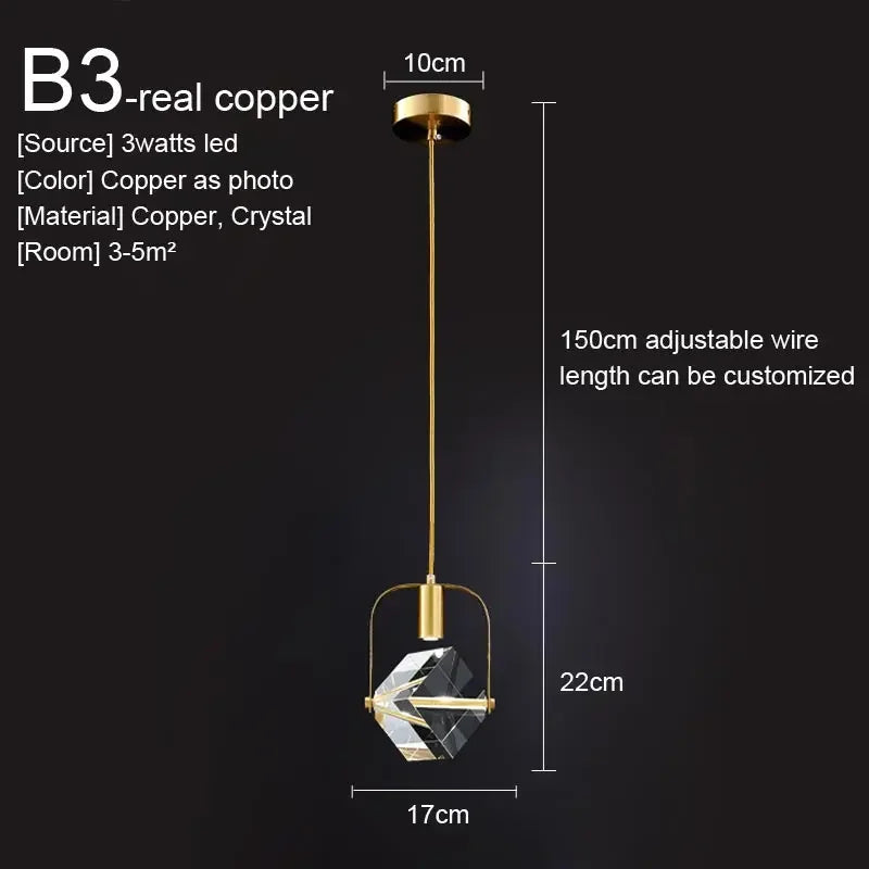 Amélie Crystal Pendant Hanging Light