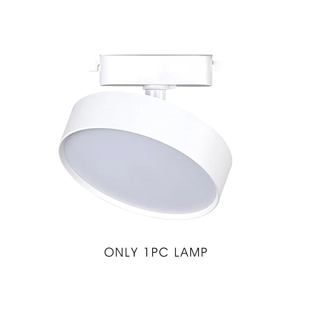 Lucie LED Track Light Adjustable Spotlight Rail Fixture