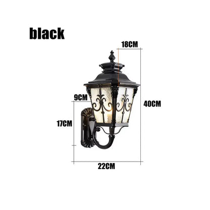 Émilienne Outdoor Retro Wall Lamp Waterproof Garden Light