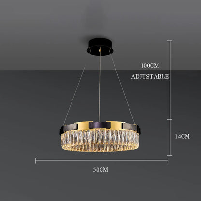 Camille Modern Crystal LED Chandelier Luxury Living Dining Bedroom Pendant Light