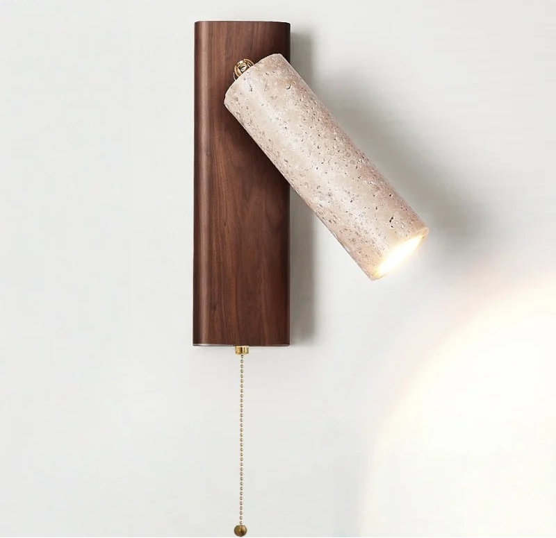 Émilie Travertine Stone Wall Light