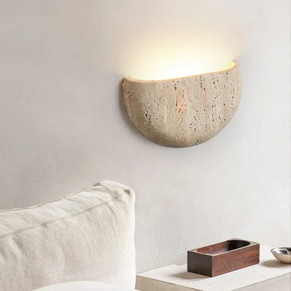Amélie Brutalist Basin LED Wall Lamp