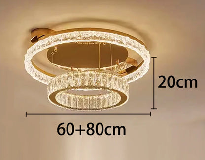 Modern LED Ceiling Light – Minimalist Acrylic Flush Mount for Bedroom & Living Room | Smart Dimmable Options