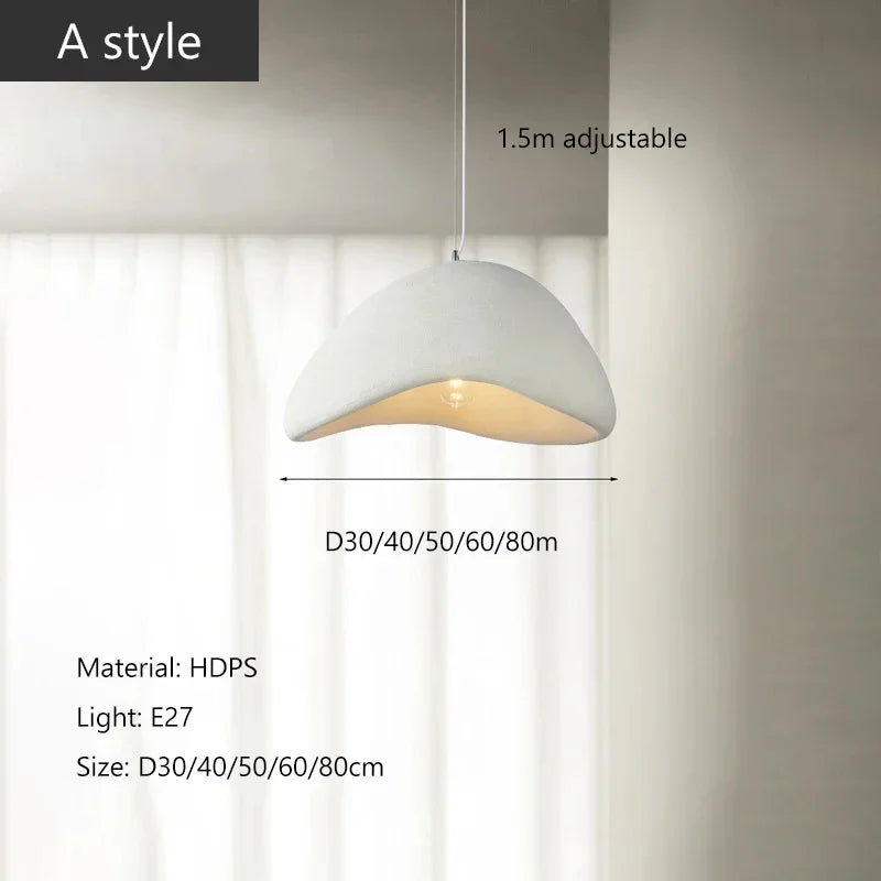 Sélène Wabi-Sabi Textured Dome Pendant Light