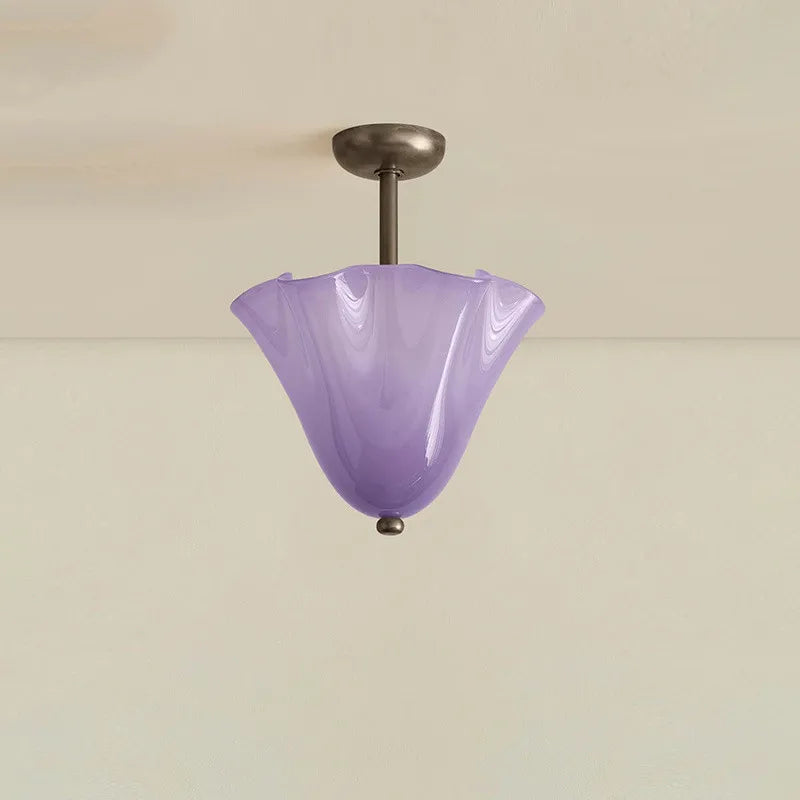 Geneviève Stained Glass Ceiling Light