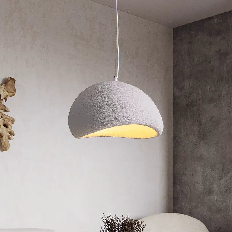 Sélène Wabi-Sabi Textured Dome Pendant Light