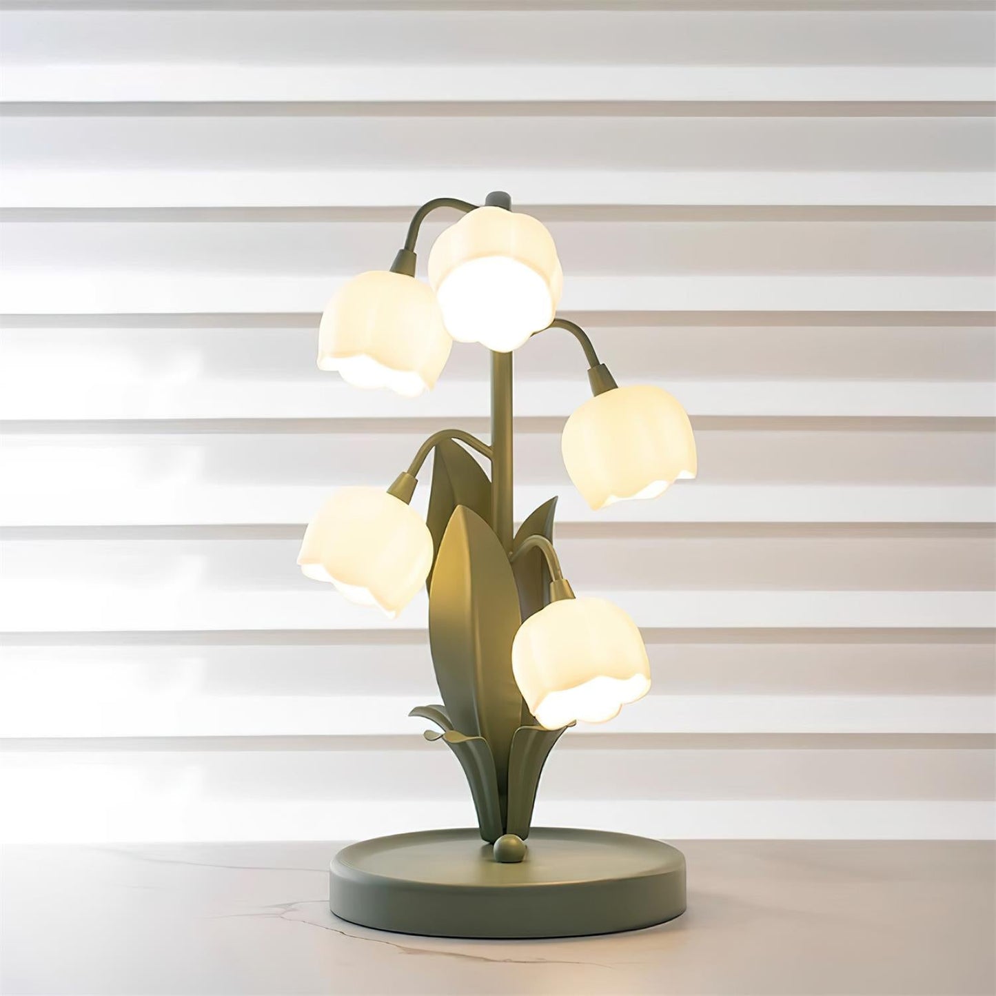 Élodie Orchid Blossom Table Lamp with Artistic Floral Design