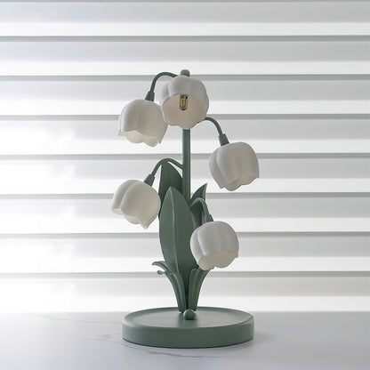 Élodie Orchid Blossom Table Lamp with Artistic Floral Design