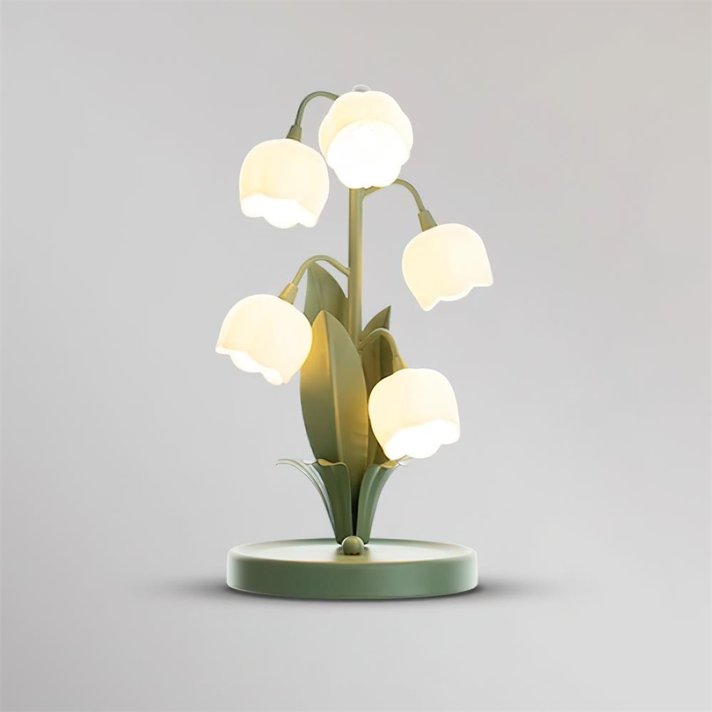 Élodie Orchid Blossom Table Lamp with Artistic Floral Design